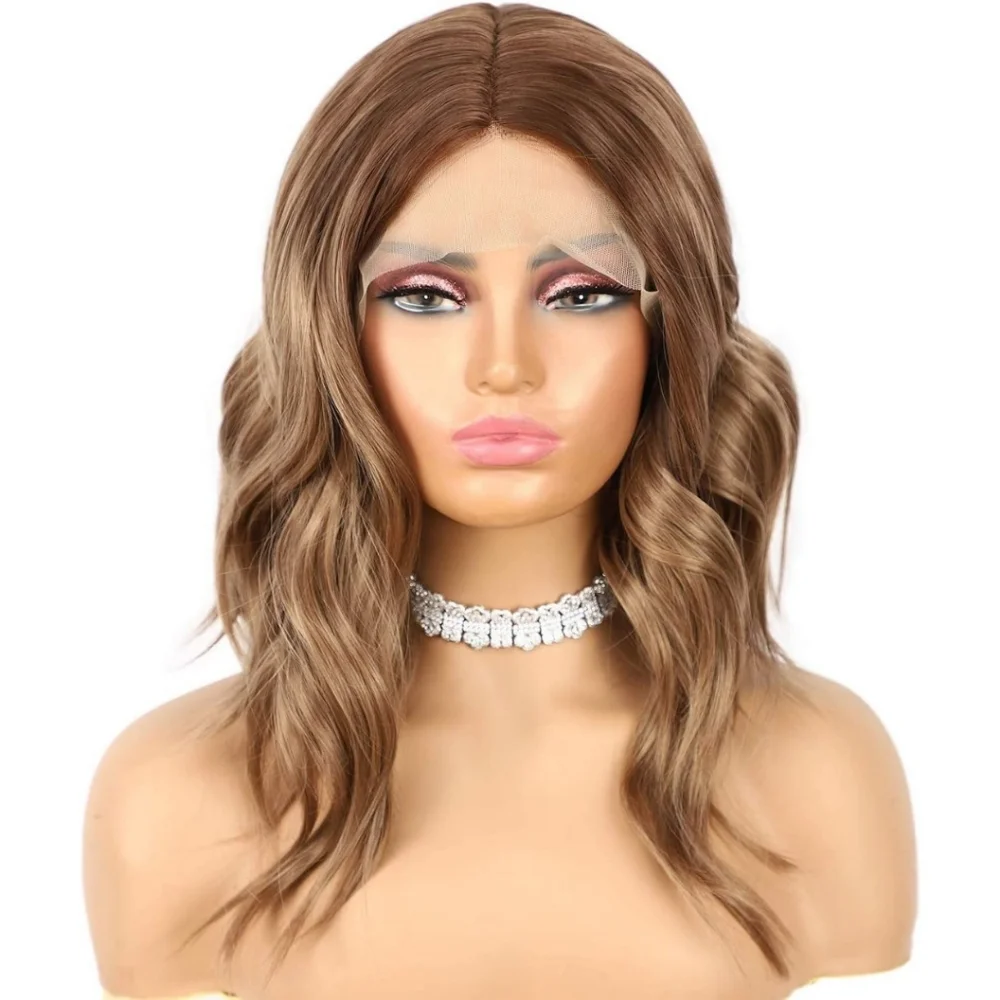 Blooming Hair Brown Lace Front Wig
